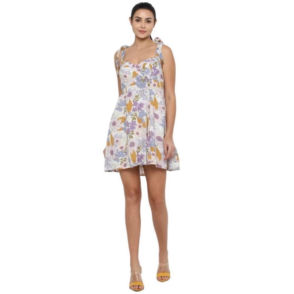 American Eagle Floral Corset Mini Dress